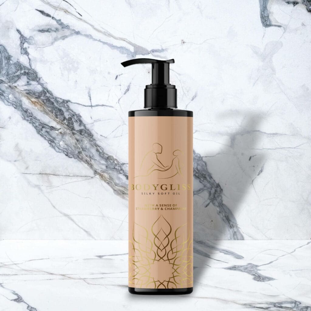 Bodygliss Massage Collection Silky Soft Olie Aardbei Champagne