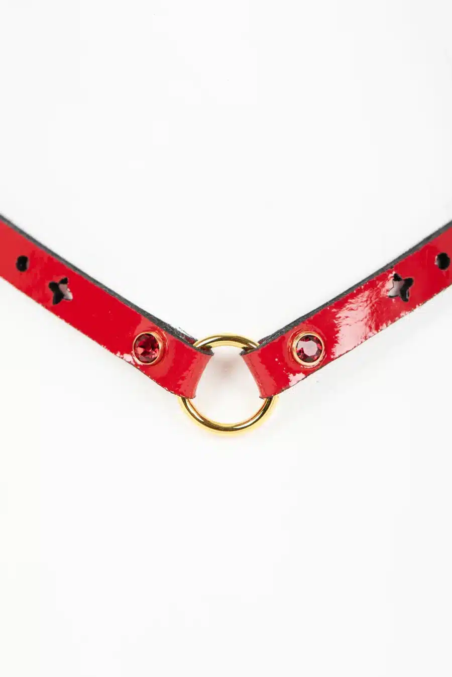 Fraulein Kink Rosse T-Strap Lead