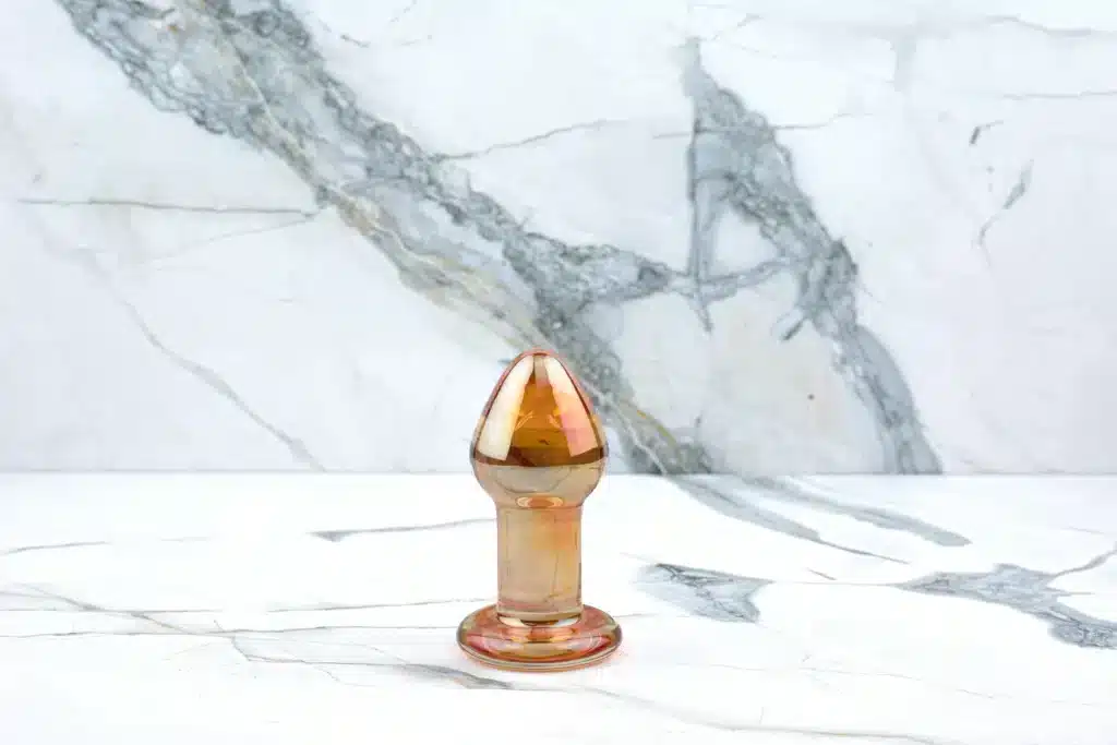 Glas Over Easy Glazen Buttplug