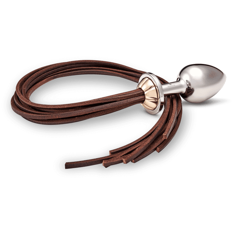 Rosebuds™ | Weighted Anal Plug with Tail | Whipbud size L
