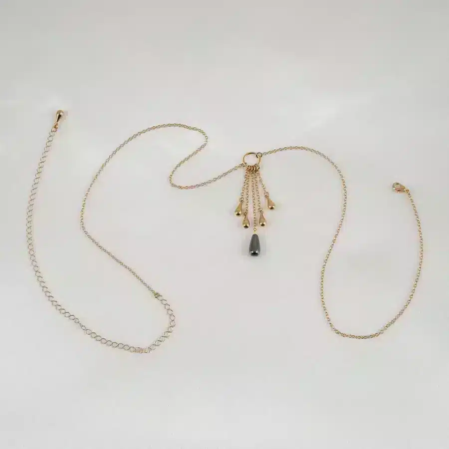 Sylvie Monthule Heupketting Rain Of Pearls Goud