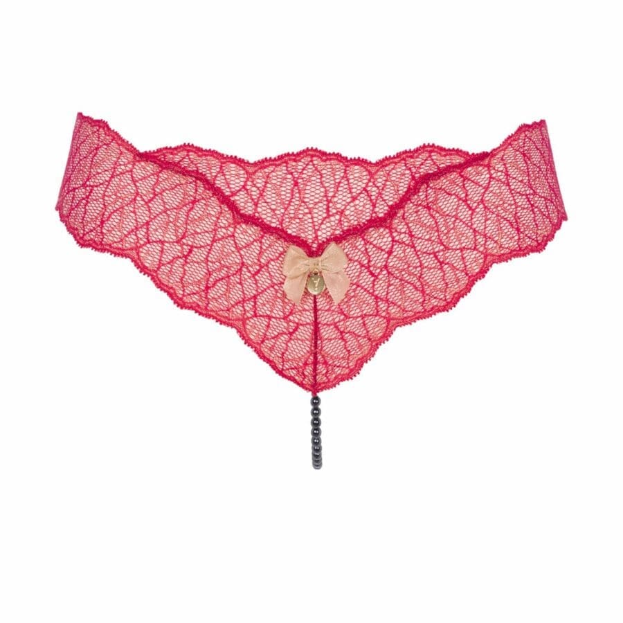 Bracli Sydney Dark Single Red Parelstring