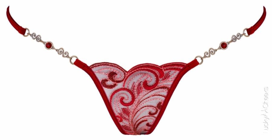 Lucky Cheeks Red Love String