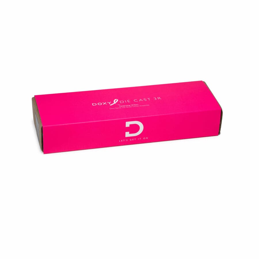 Doxy Die Cast 3r Oplaadbare Wand Massager Hot Pink 2