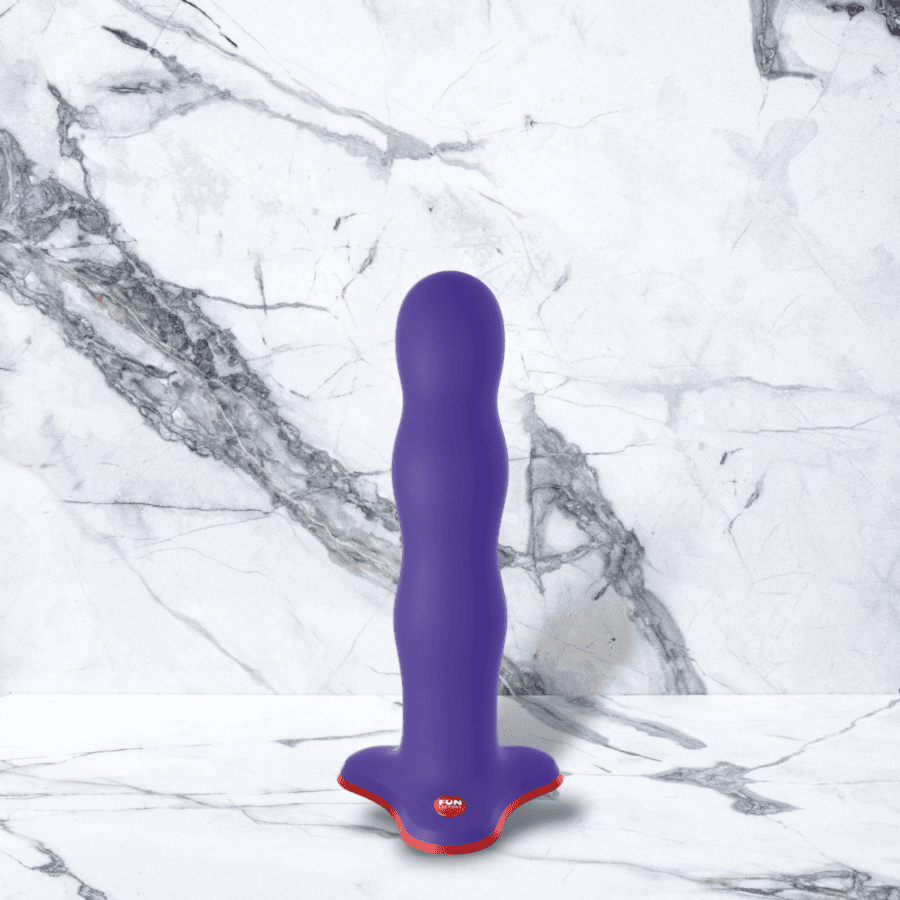 Fun Factory Bouncer Unique Strap On Dildo Paars 2
