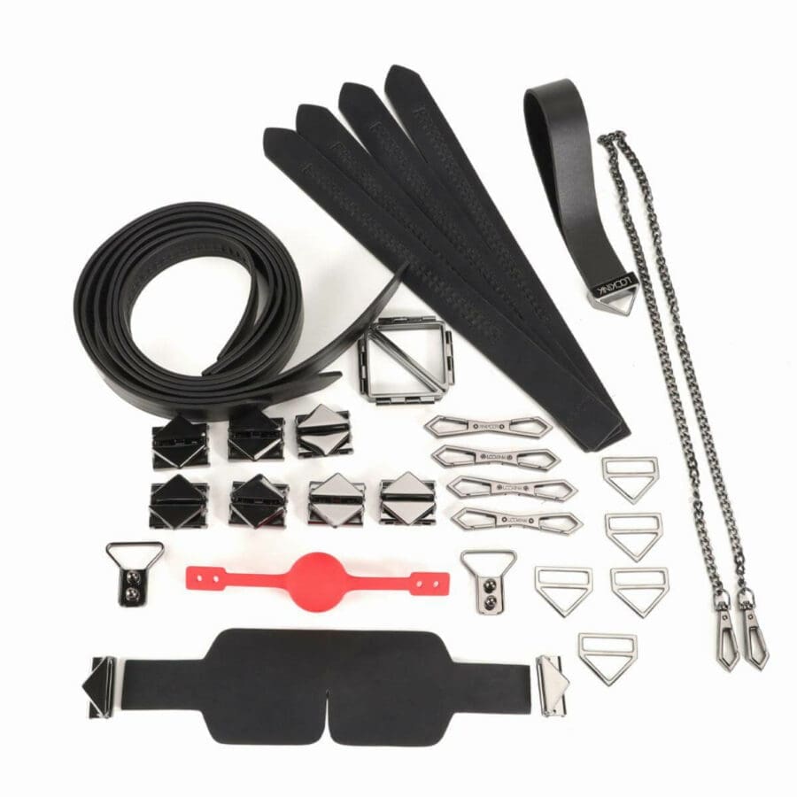 Lockink Bondage Set Zwart 9