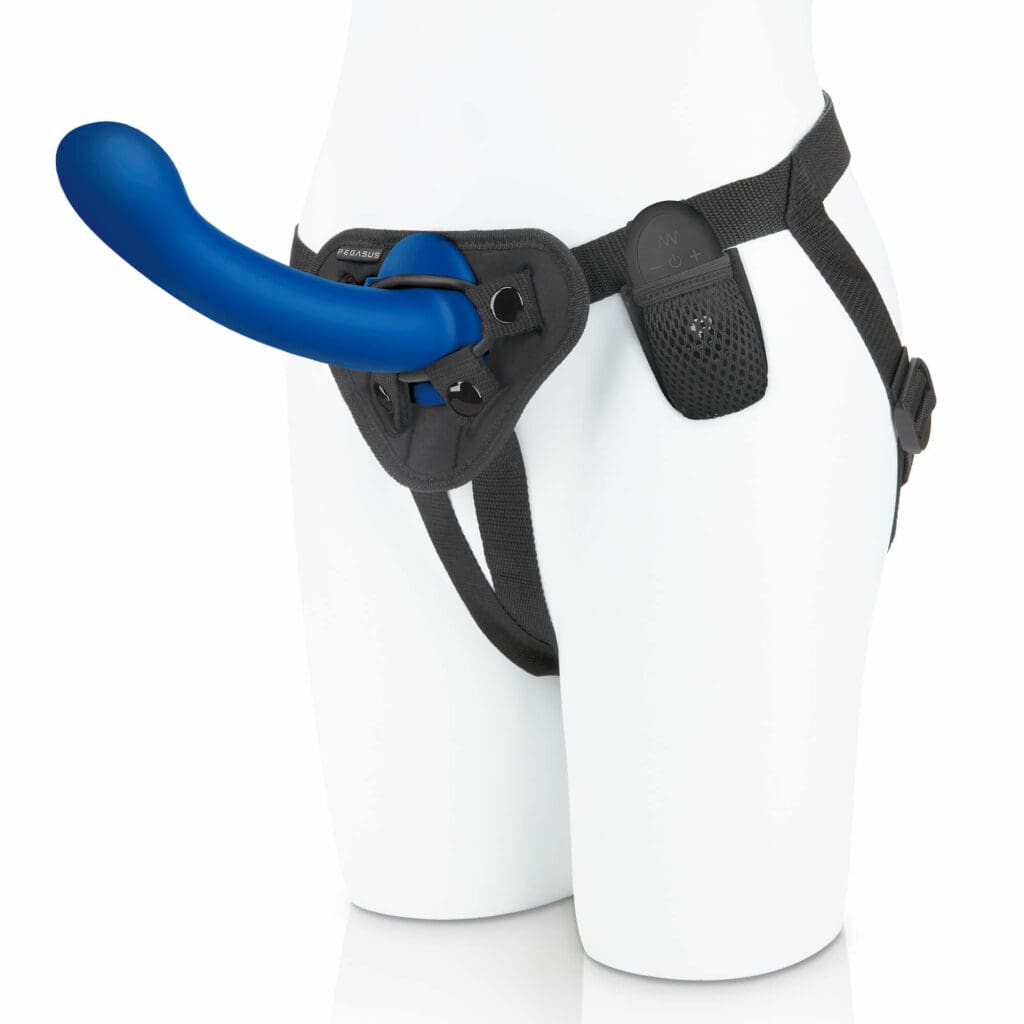 Pegasus G Spot Peg Met Harnas Blauw 203 Cm
