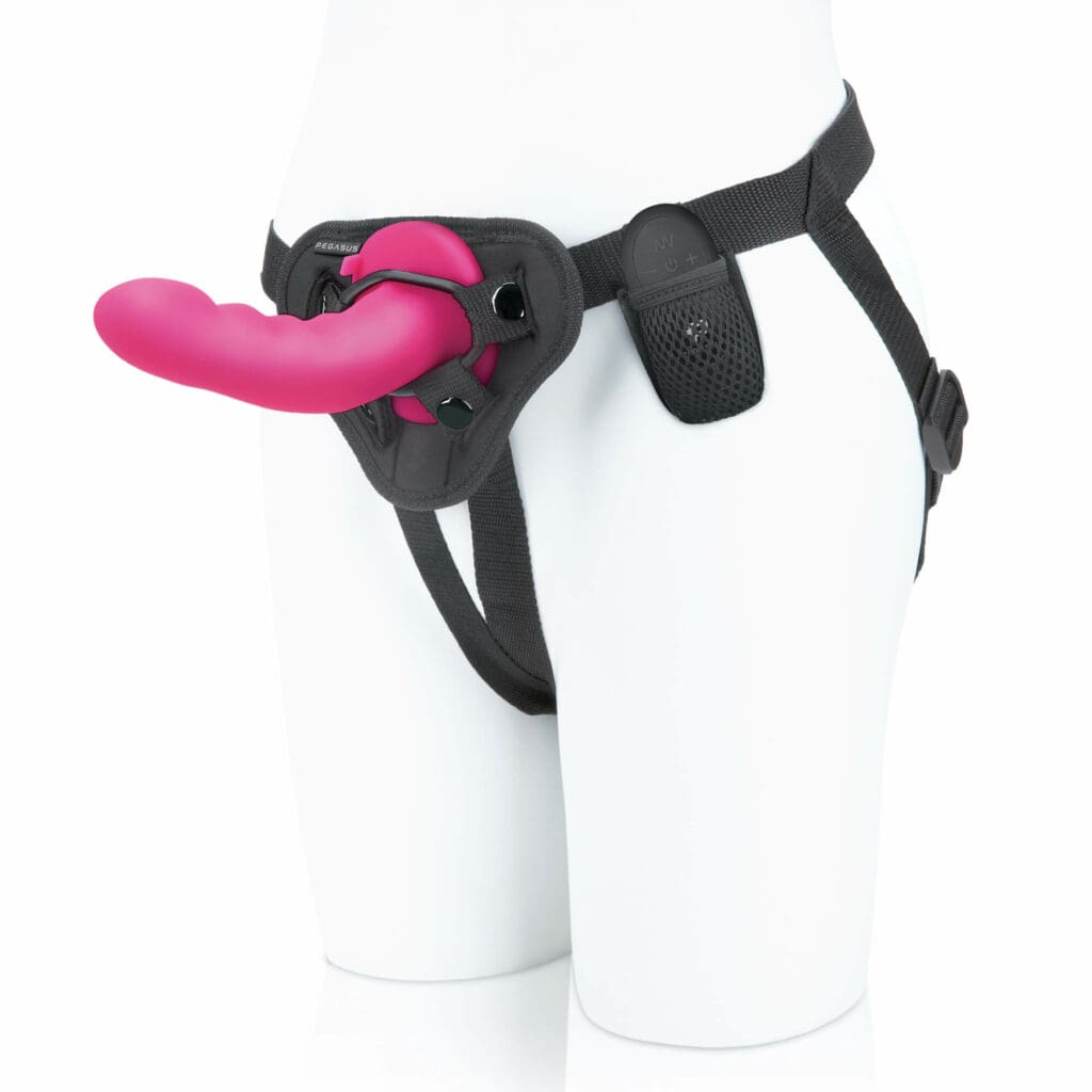 Pegasus Gebogen Peg Met Harnas Roze 153 Cm 2