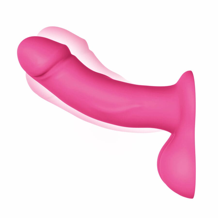 Pegasus Realistische Dildo Met Ballen En Harnas Roze 165cm 4