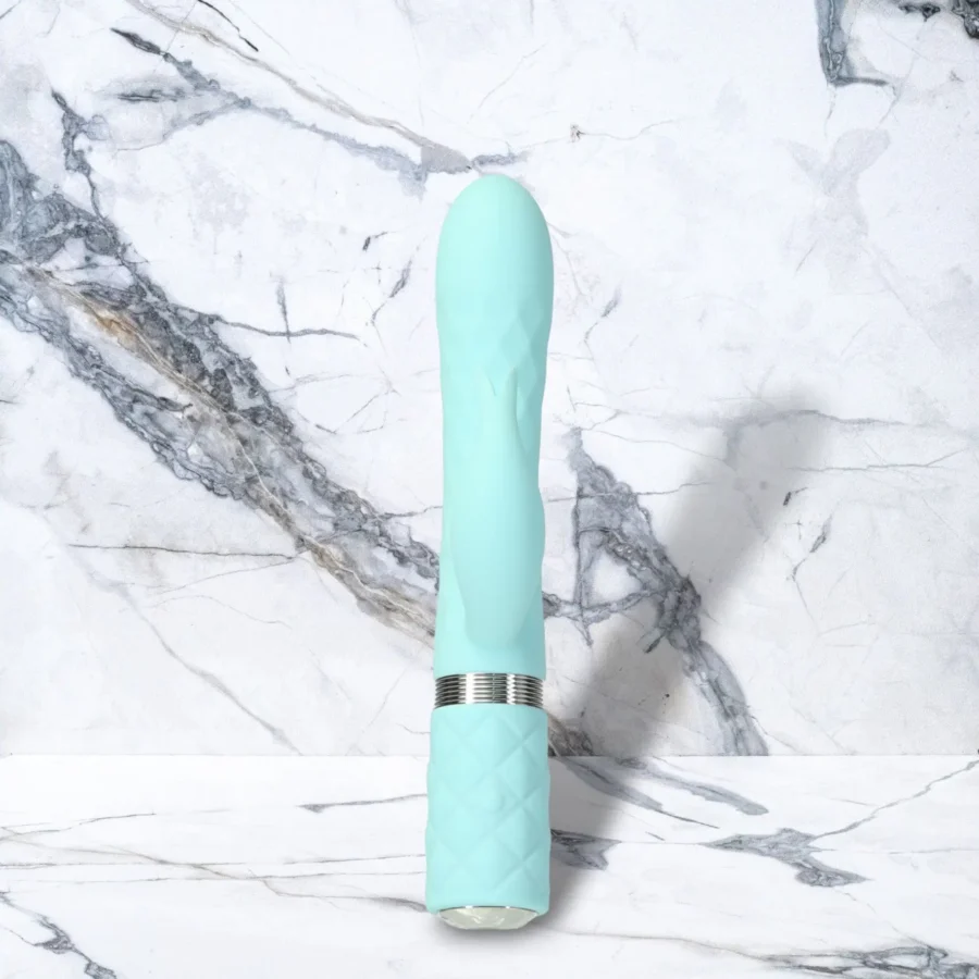 Pillow Talk Lively Rabbit Vibrator Blauwgroen