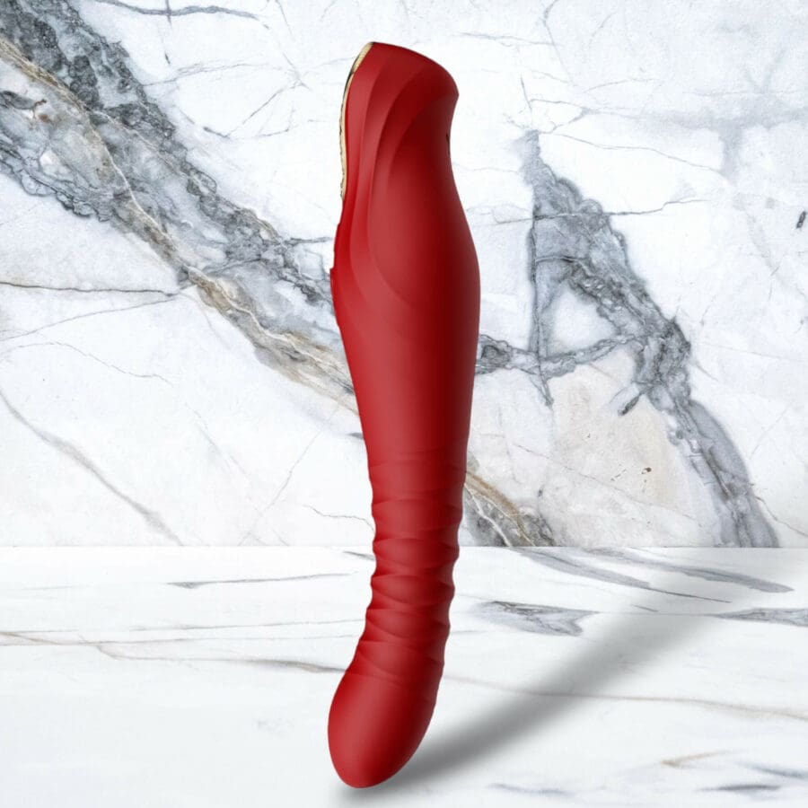 Zalo King Vibrating Thruster Vibrator Rood 2