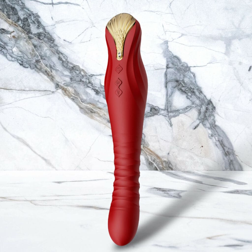 Zalo King Vibrating Thruster Vibrator Rood 3