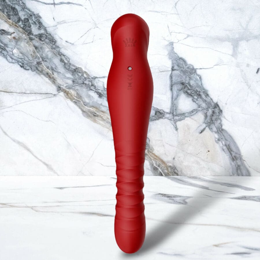 Zalo King Vibrating Thruster Vibrator Rood 5