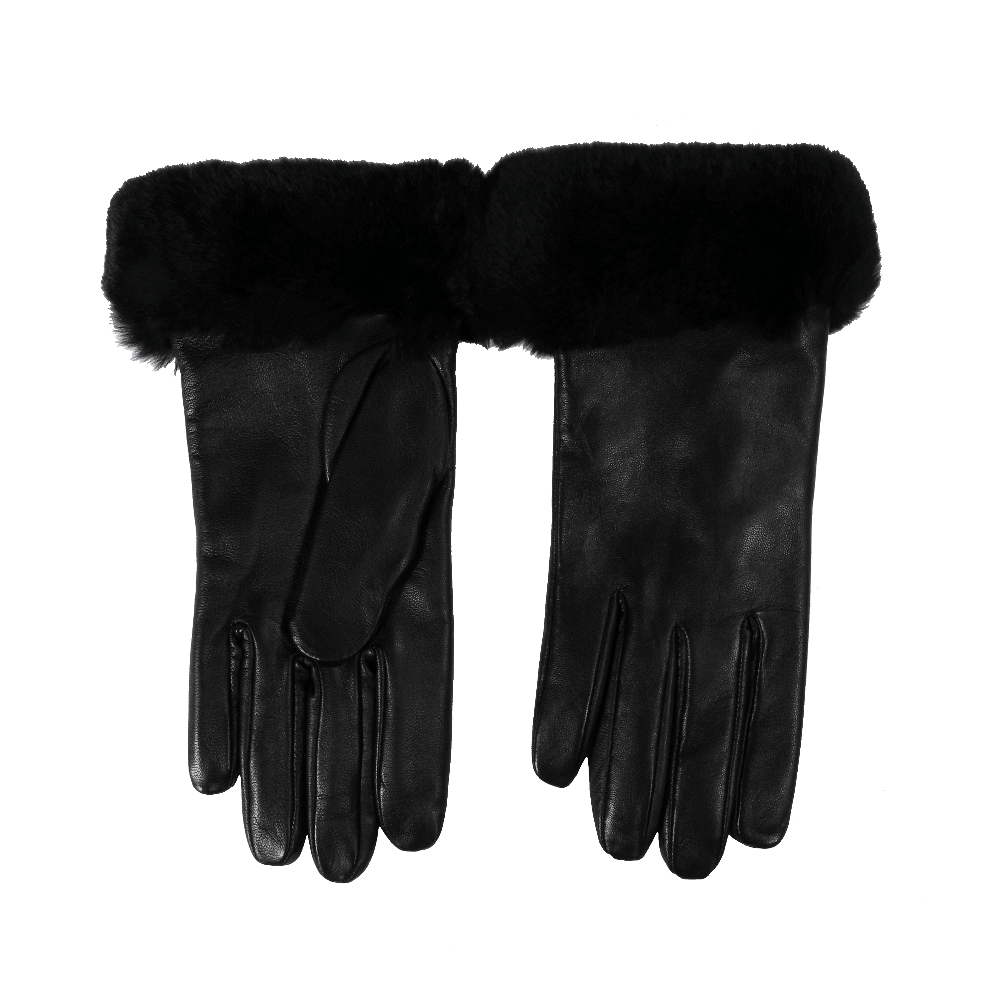 Elif Domanic Etty Handschoenen Met Lamswol Zwart
