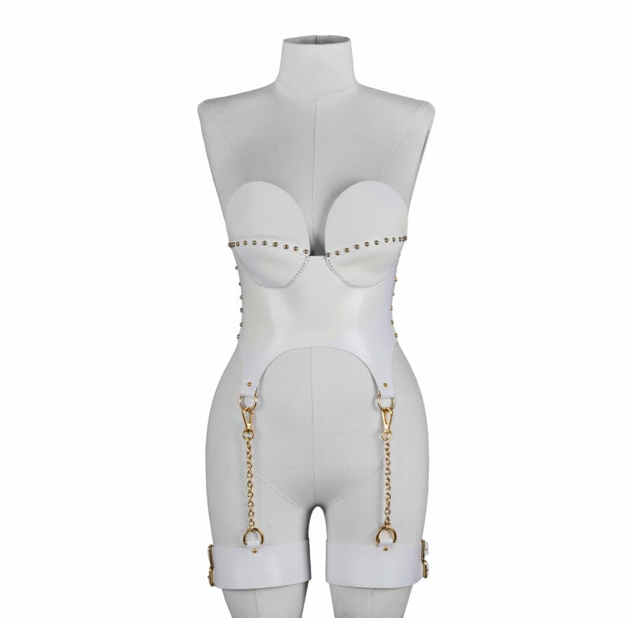 Elif Domanic Lera Bustier Met Suspenders 2