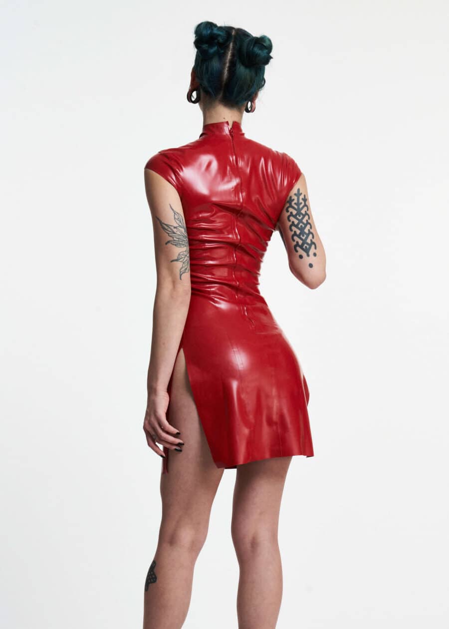 Filth Latex - The Ivy Latex Mini Dress - Afbeelding 2