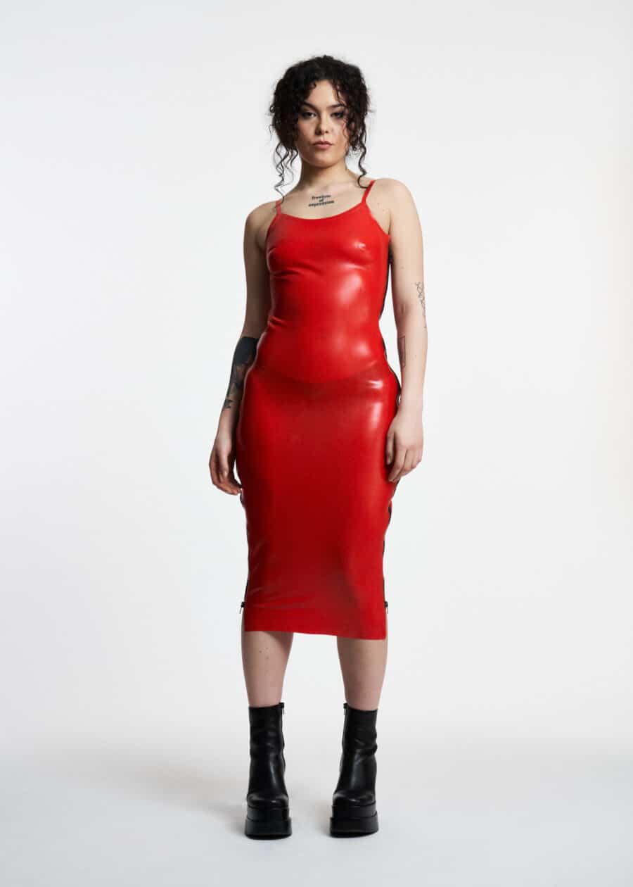 Filth Latex - The Harvey Calf Semi Transparent Latex Dress