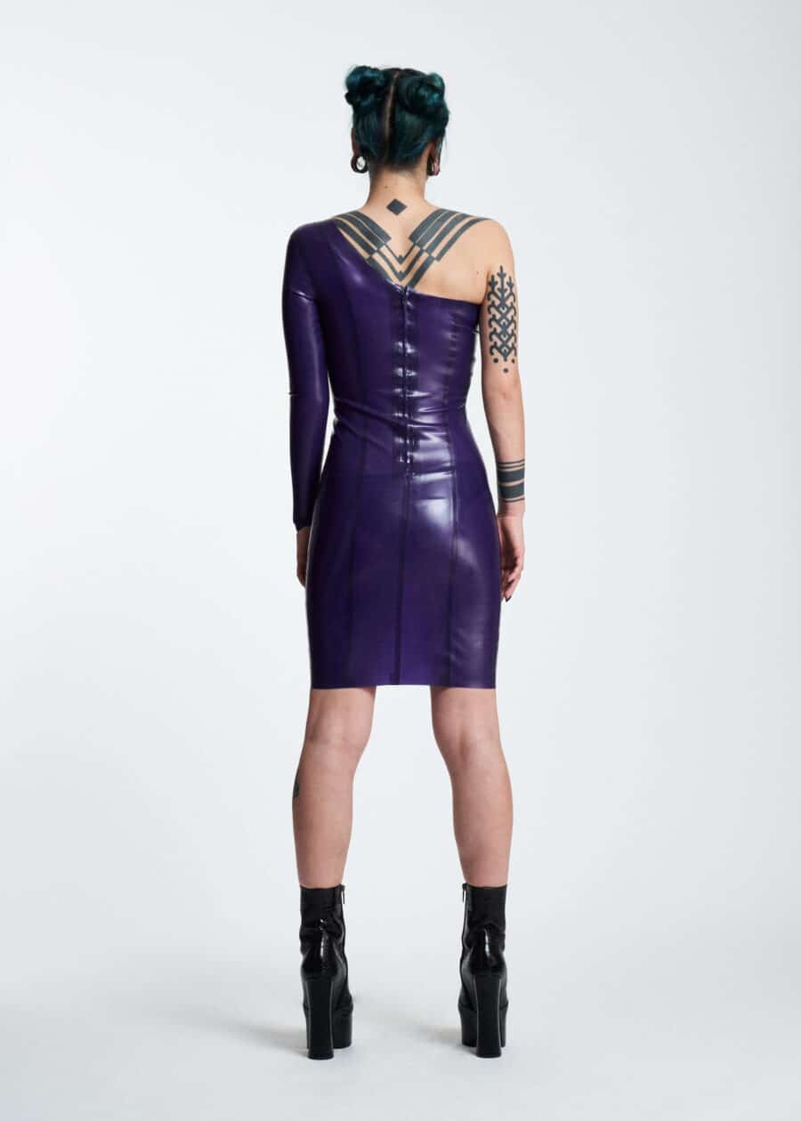 Filth Latex - The Davis Semi Transparent Latex Dress - Afbeelding 3