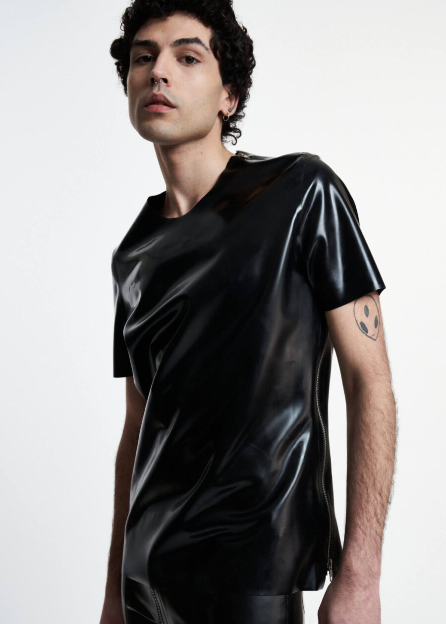 Filth Latex | Gibby Latex Shirt - Afbeelding 9