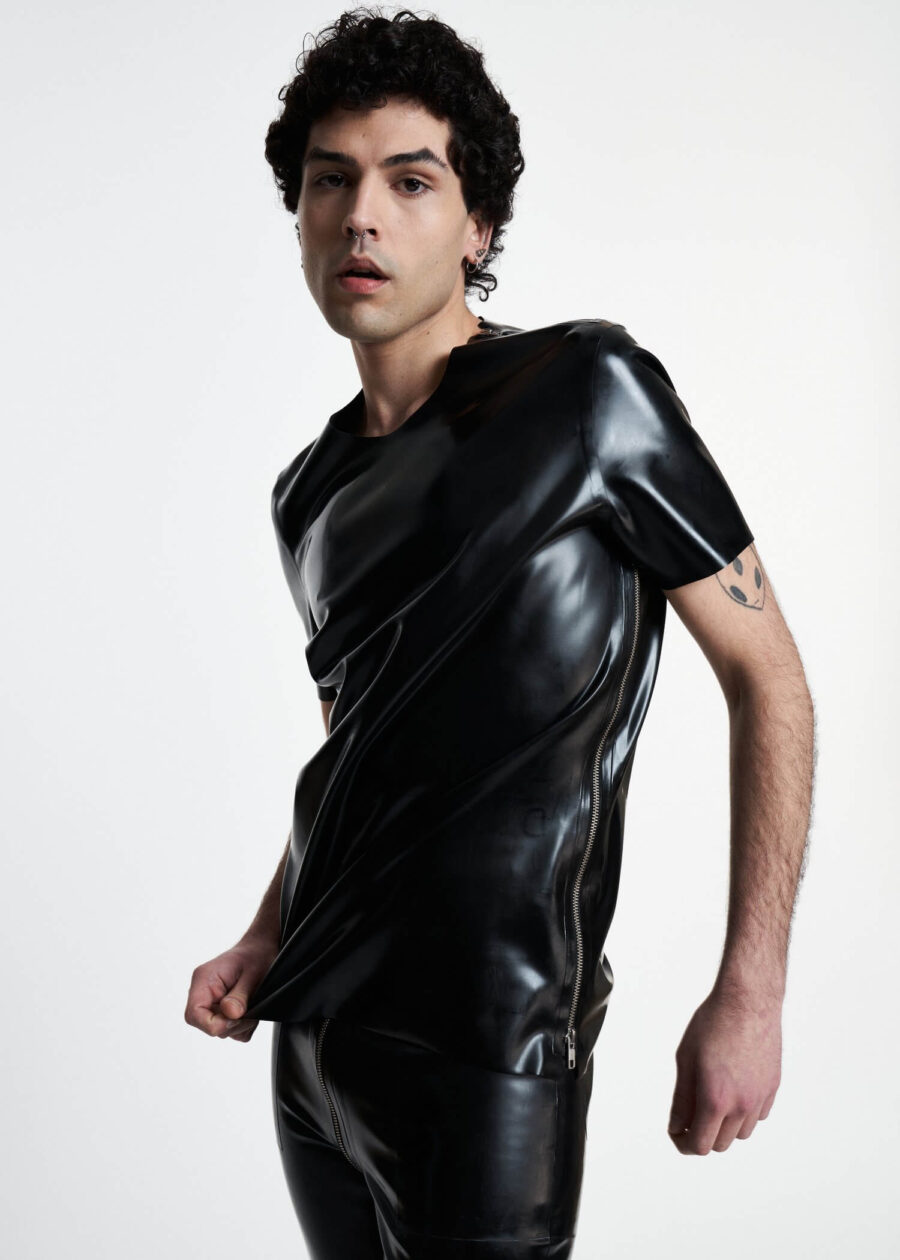 Filth Latex | Gibby Latex Shirt - Afbeelding 10