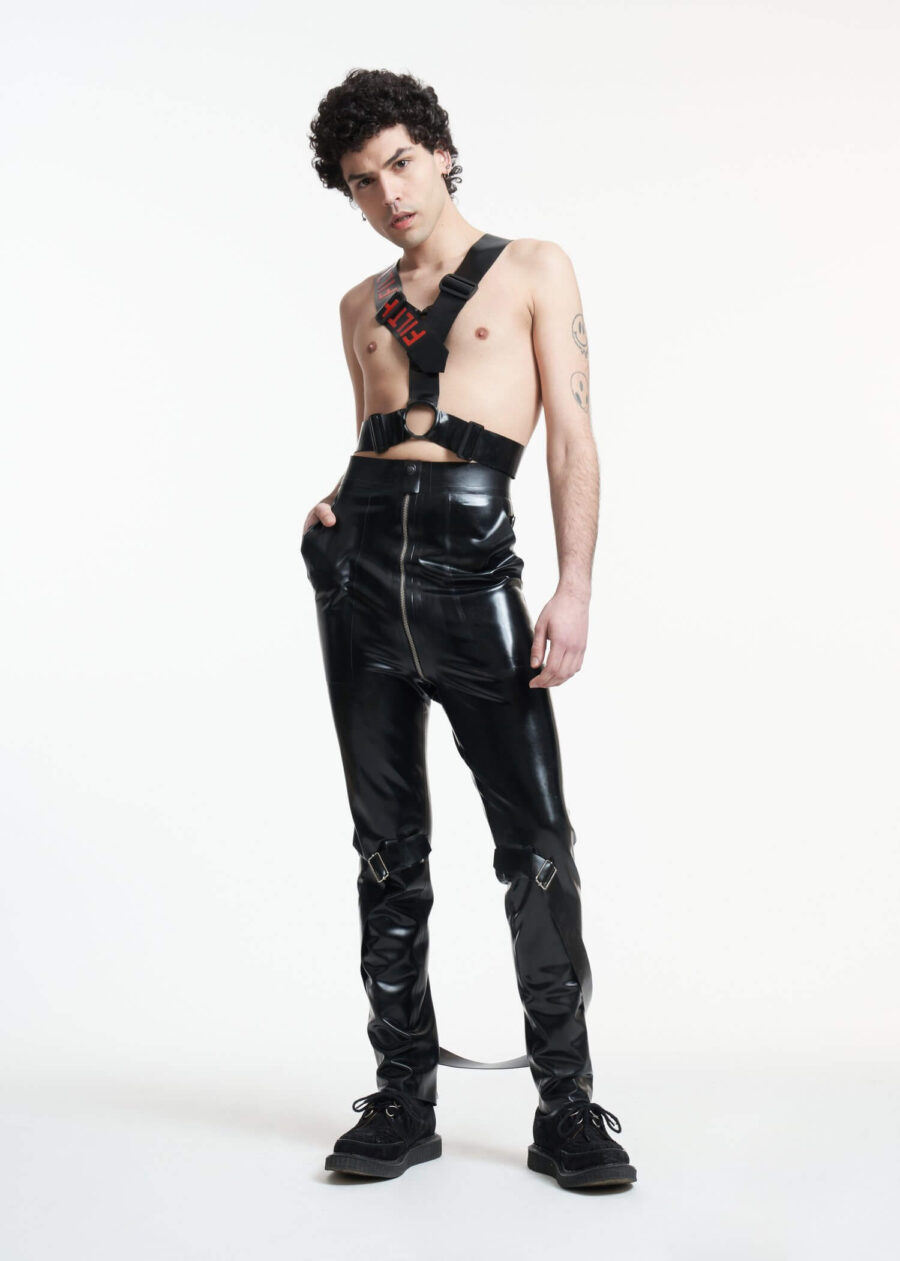 Filth Latex | V&M High Waisted Bondage Trousers - Afbeelding 3