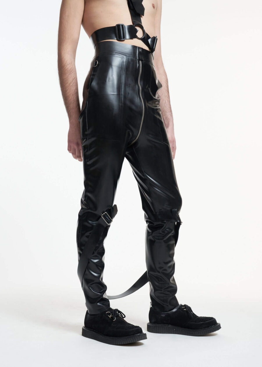 Filth Latex | V&M High Waisted Bondage Trousers - Afbeelding 4