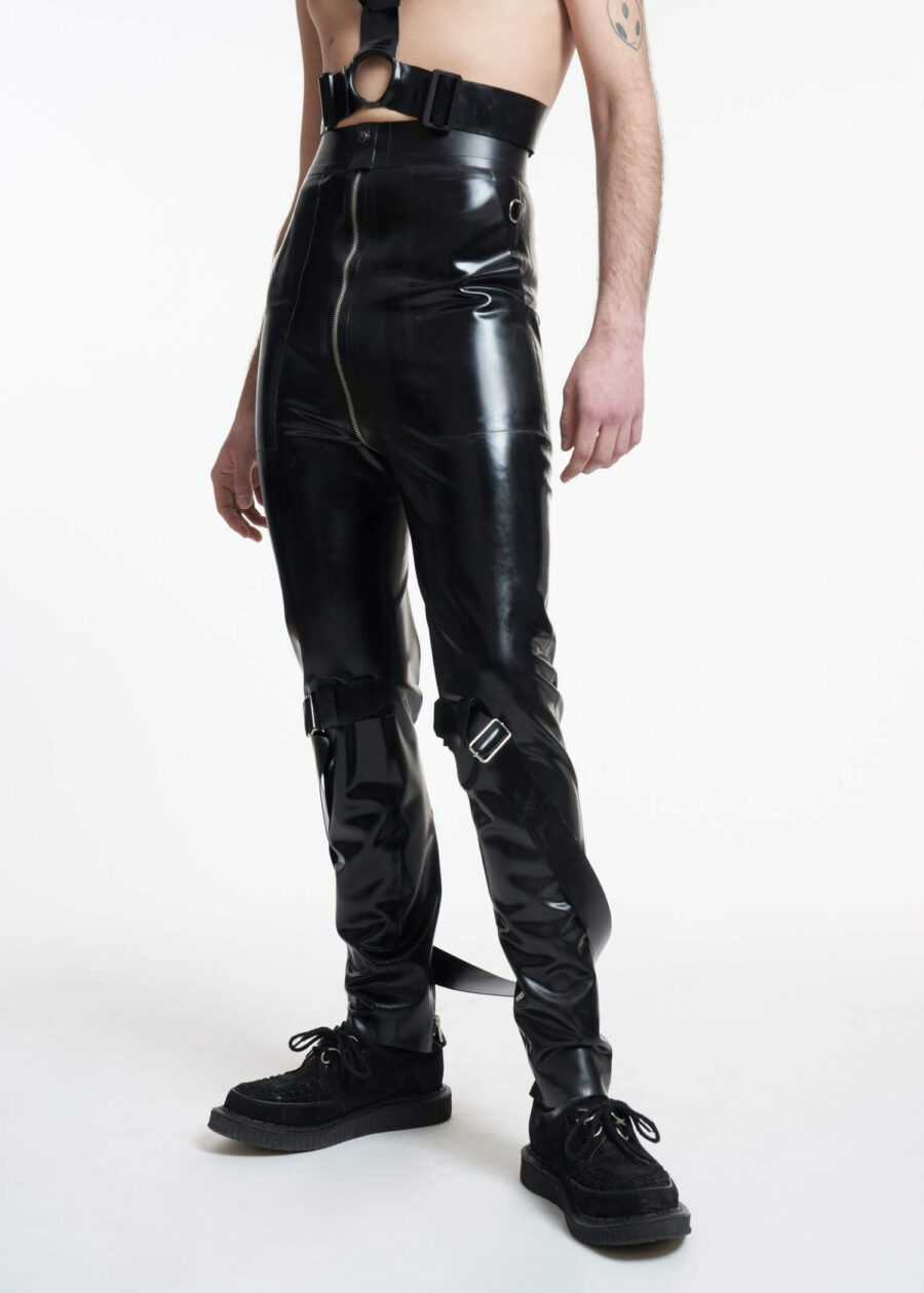 Filth Latex | V&M High Waisted Bondage Trousers - Afbeelding 5