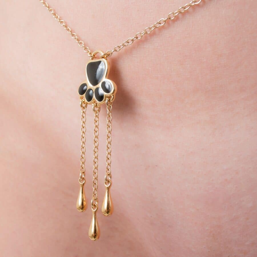 Sylvie Monthulé - Heupketting Velvet Cat Paw | Goud