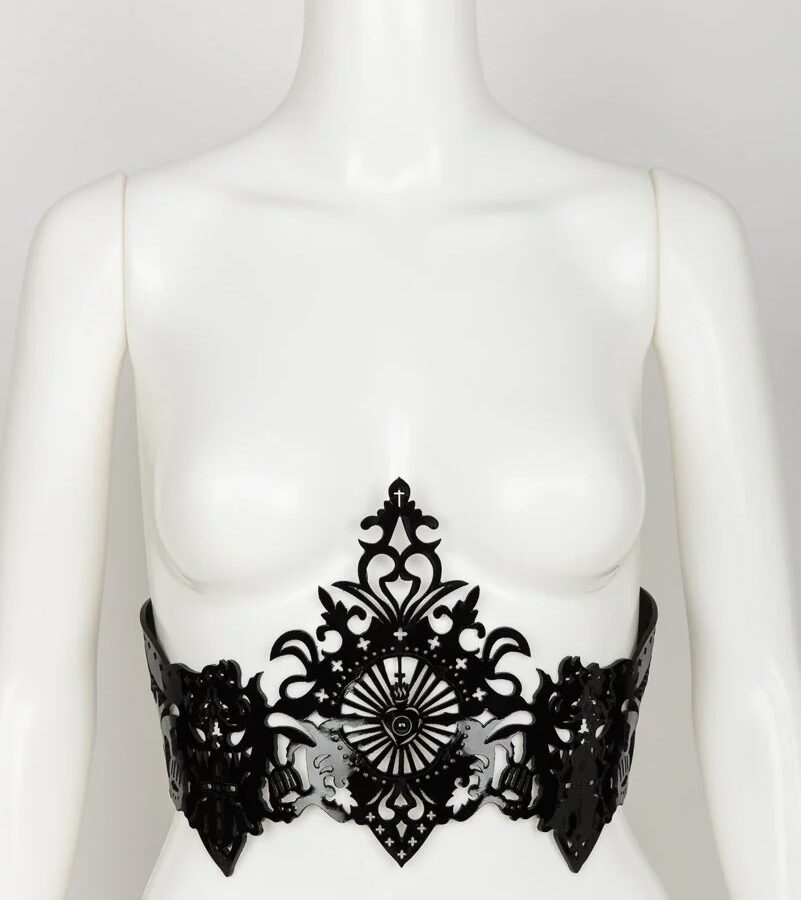 Fräulein Kink - Original Sin Custom 2 (Bra - String - Waist Belt - Choker - Harnas - Pasties)