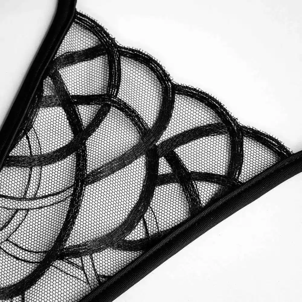 Lucky Cheeks | Annabelle - Zwart - Mini G-string - Afbeelding 3