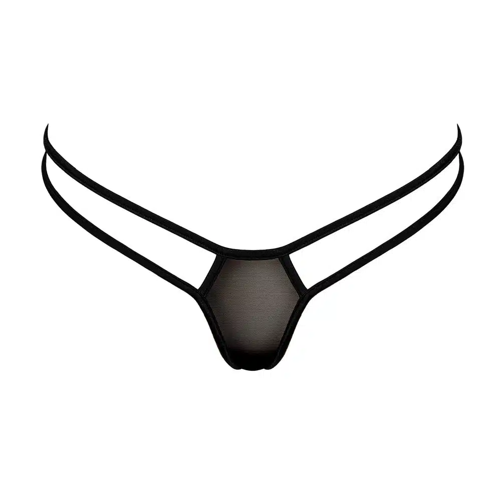 Lucky Cheeks | Venus in Black - Diamond G-string - Zwart - Afbeelding 3