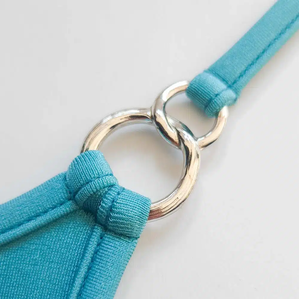 Lucky Cheeks | Turquoise Beauty - Extreme Micro Bikini Triangel-top - Turquoise - Afbeelding 3