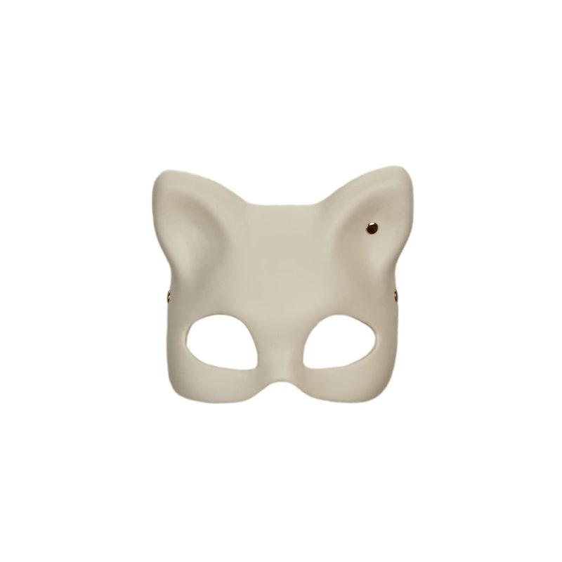 Asche Gold Cat Mask Wit